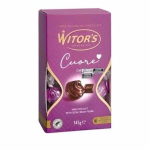 Witor's cuore cocoa creamy filling Dark chocolate 145g