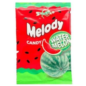 Ok Melody maxi fruity watermelon flavored candy 120g × 50