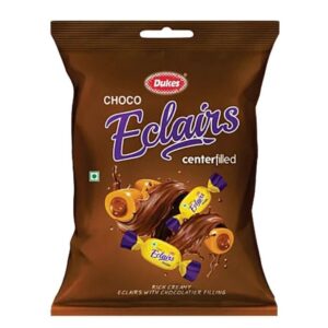 Dukes Choco Eclairs center filled Toffee 400g ×100