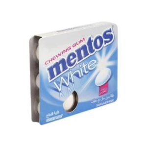 Mentos chewing gum white mint sugar free 13g×9