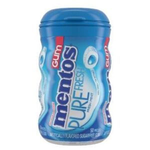 Mentos pure fresh chewing gum mint sugar -free 87g ×50