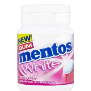 Mentos sugar free white bubble chewing gum 54.34g×38