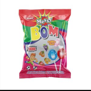 The Rama  messy Bom strawberry lollipop bubble gum×50