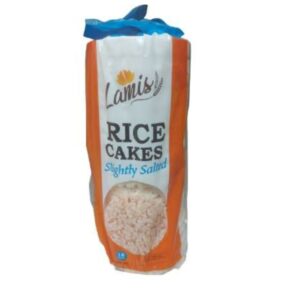 Lamis rice cake biscuit slightly salted 120g×18