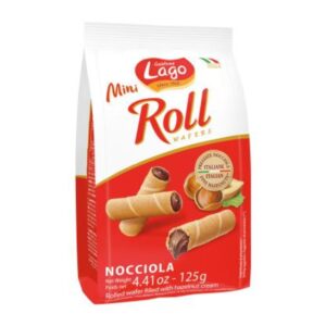 Lago Noccoiola Hazelnut cream mini roll wafers 125g