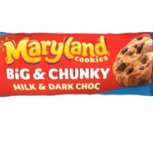 Big and chunky milk and dark choc Maryland cookies 180g