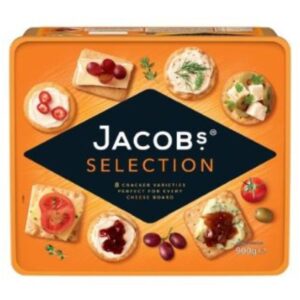 Jacobs selection crackers cheese varieties  900g