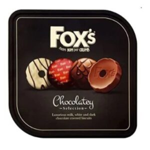Fox's chocolaty Tin biscuits 365g