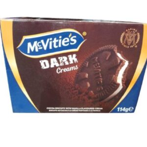 Mcvities's dark creams biscuit 114g