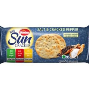 CBL Munchee Sun salt and cracked pepper crackers biscuit 95g