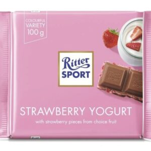 Ritter Sport Chocolate Strawberry
Yogurt 100 g