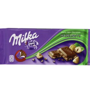 Milka Alpine Milk Chocolate With Hazelnut 100 g