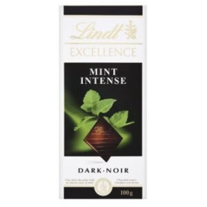 Lindt Excellence Dark Chocolate Mint
Intense 100 g