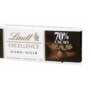 Lindt Excellence Dark Chocolate 70
Percent Cocoa 35 g