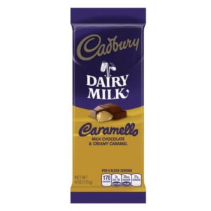 Dairy Milk Caramello Milk Chocolate
& Creamy Caramel 113 g