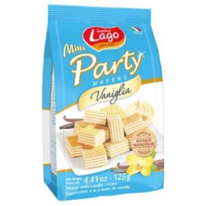 Lago mini party vanilla wafers 120g